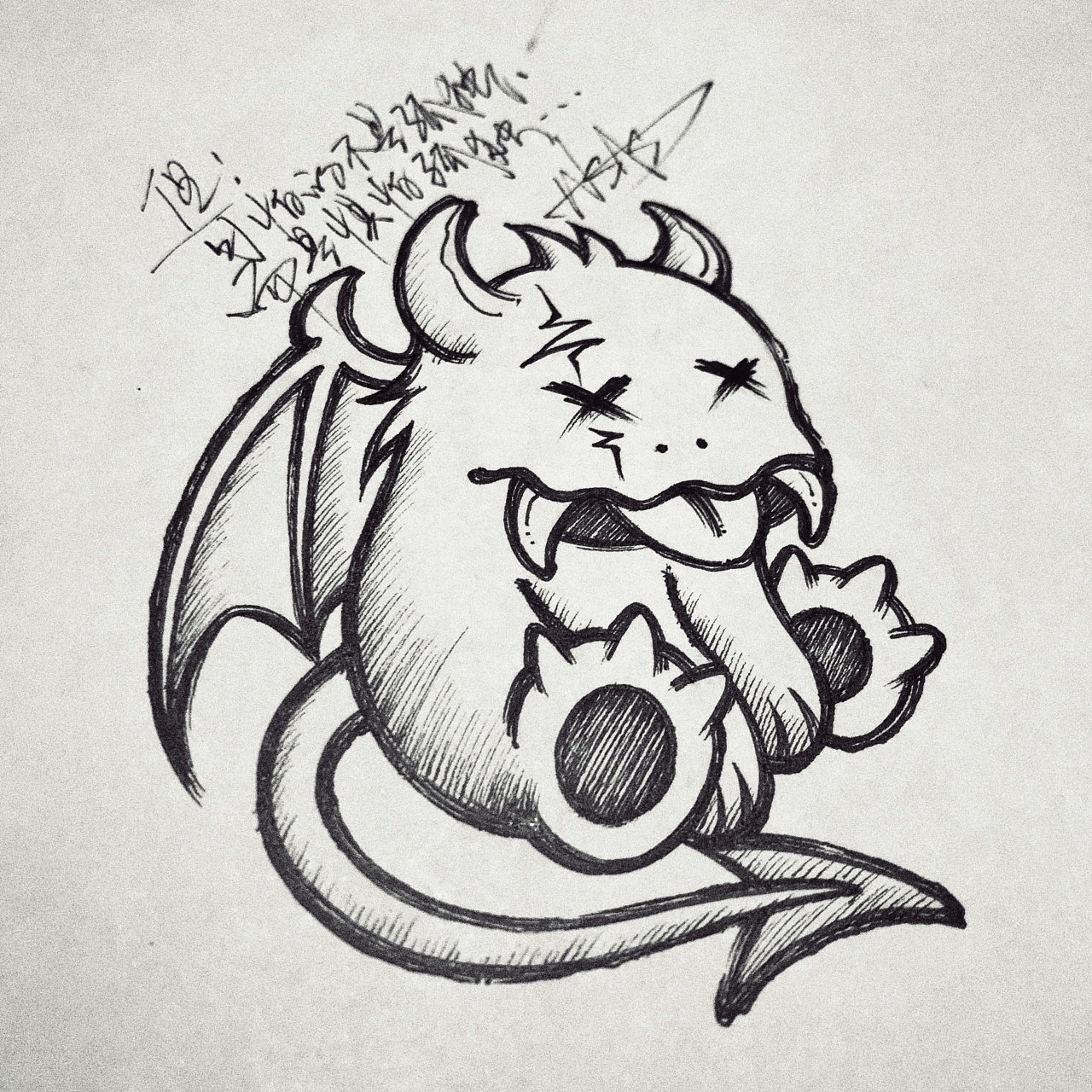 小恶魔点刺|手工艺|其他手工艺|金刚彳亍 - 原创作品 - 站酷 (zcool)