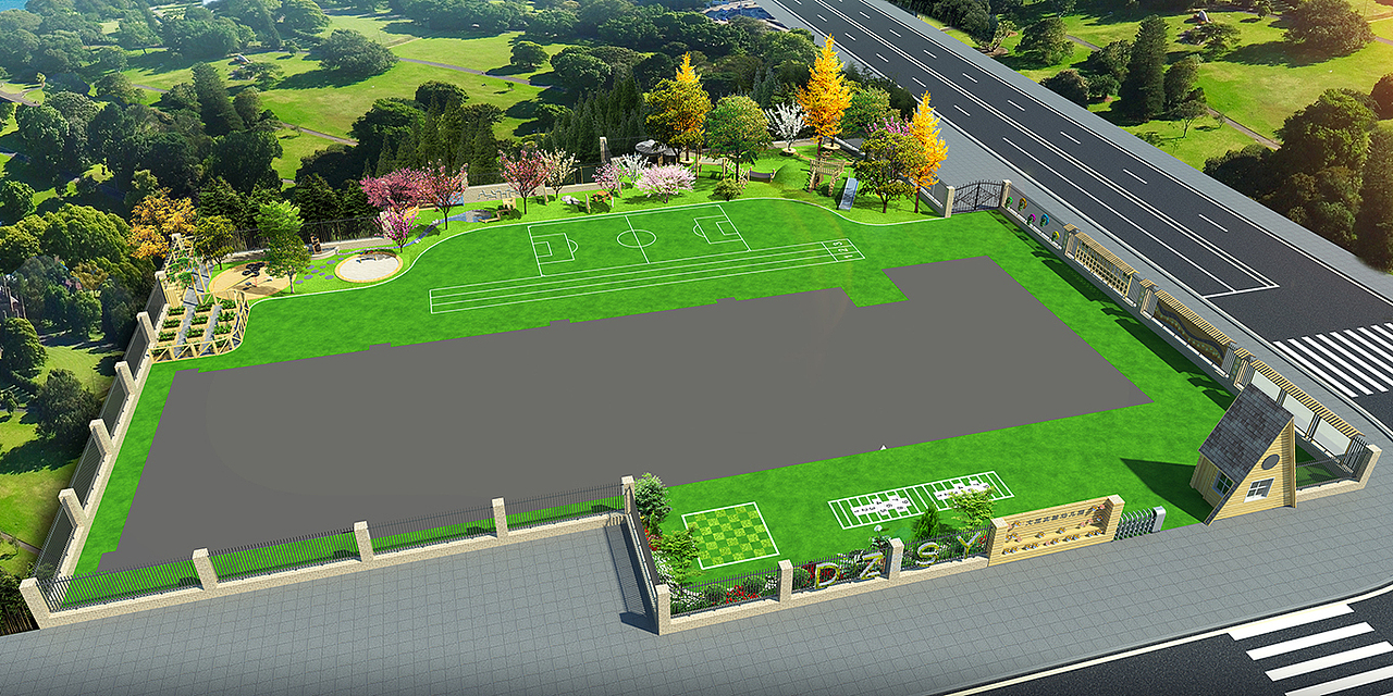 幼儿园也可以漂亮而有色彩