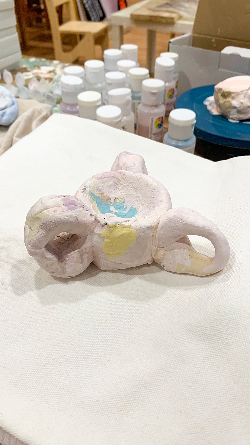 艺术课堂|陶泥·立体造型器皿之泥浆的运用