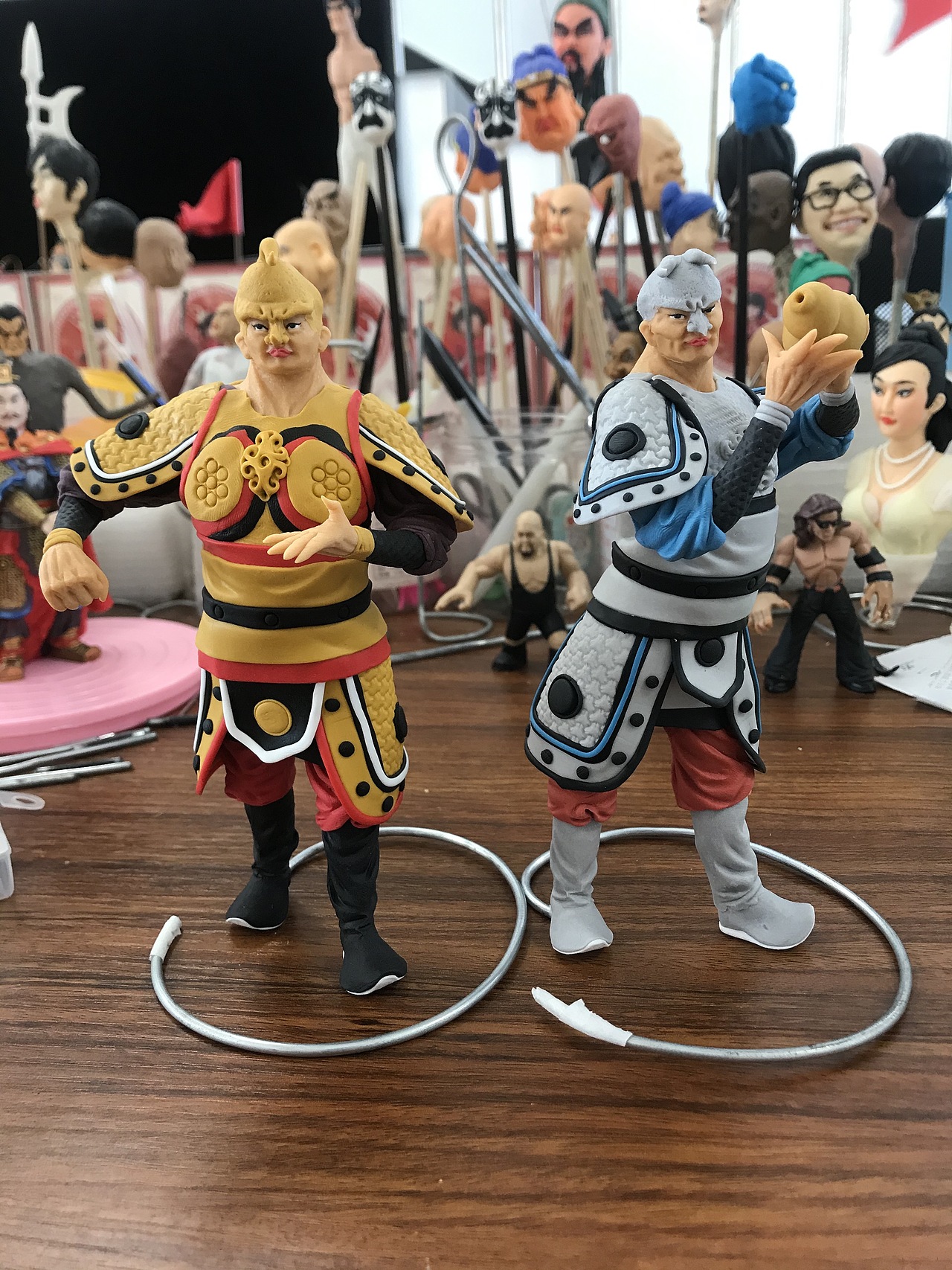 康健面塑作品《西游妖王》