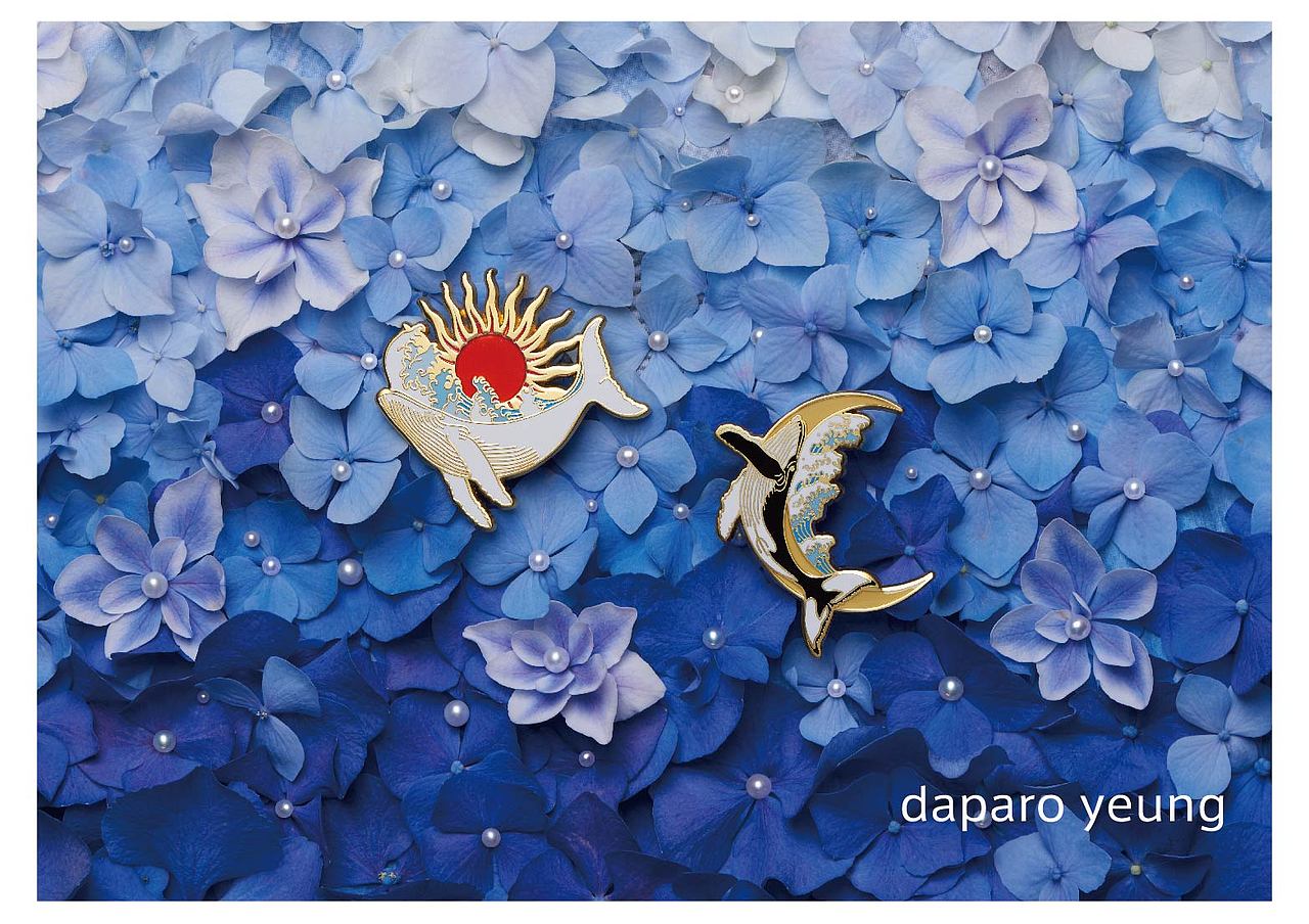 「daparo yeung」大翅鲸胸针设计（图ZMjUxMDczODQ4） - 首饰设计 - 站酷设计师daparo原创素材 - 站酷ZCOOL
