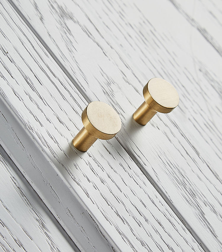 屿铜原创 I 原创设计棋子纯铜抽屉拉手