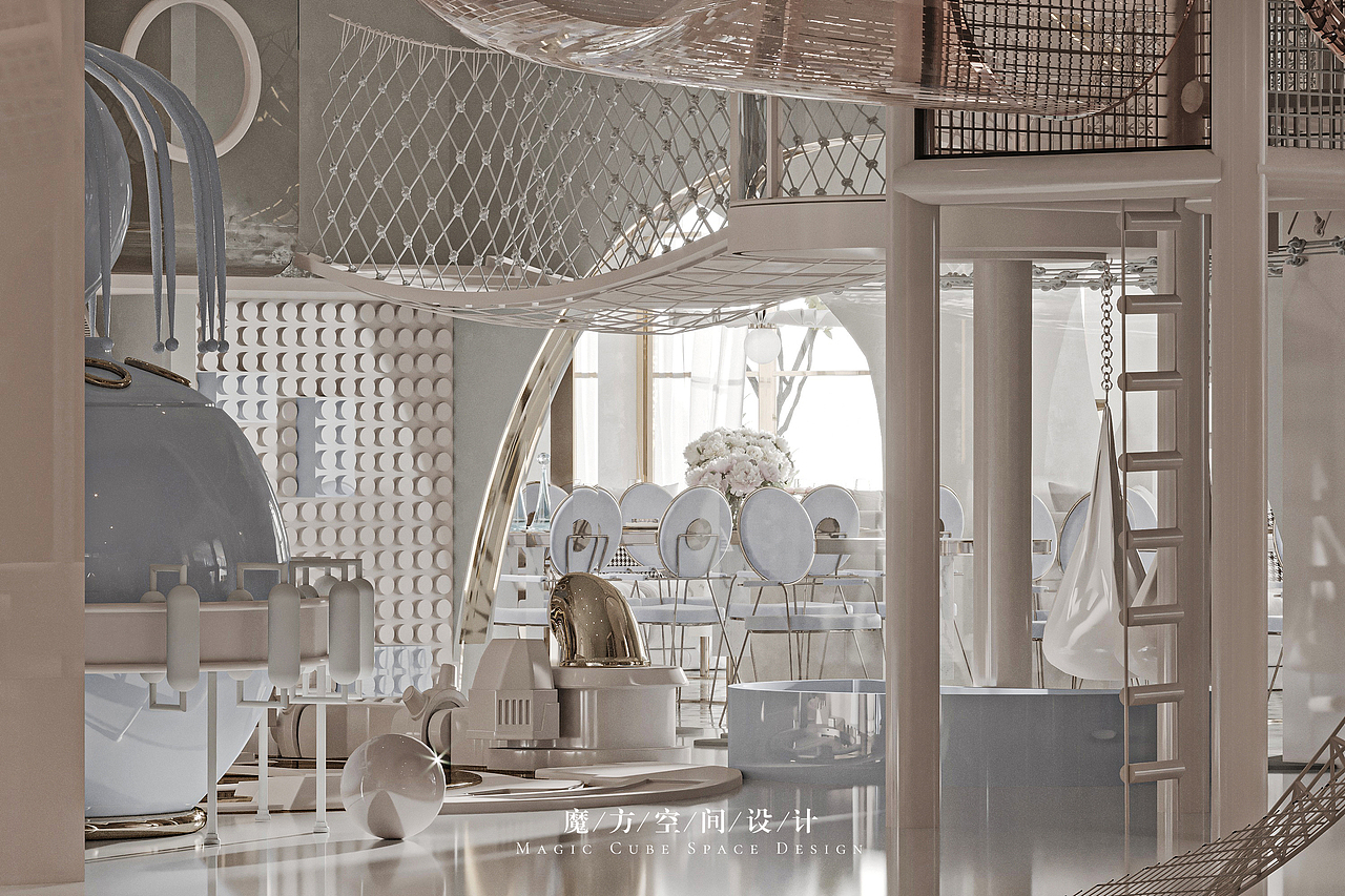 【魔方】商业空间•凯迪斯俱乐部×啵啵棒棒亲子餐厅