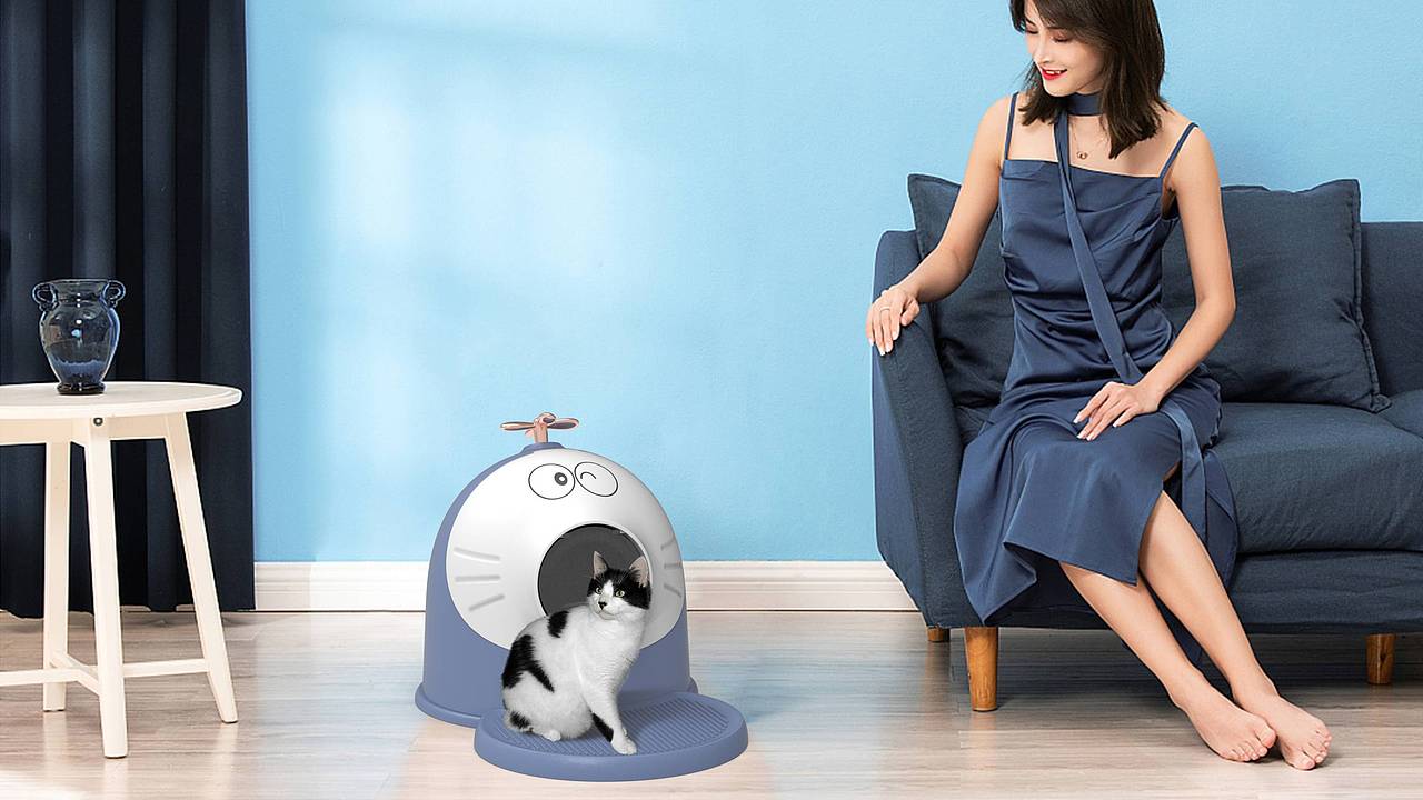 叮当猫猫砂盆（图ZMjgxODE0NjEy） - 生活用品 - 站酷设计师极智整合工业设计原创素材 - 站酷ZCOOL