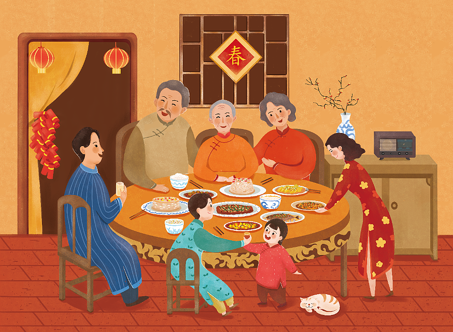 分享收藏她们毕奇之圣诞巡游奇境乐园主题展板绘水彩插画庐山 手绘