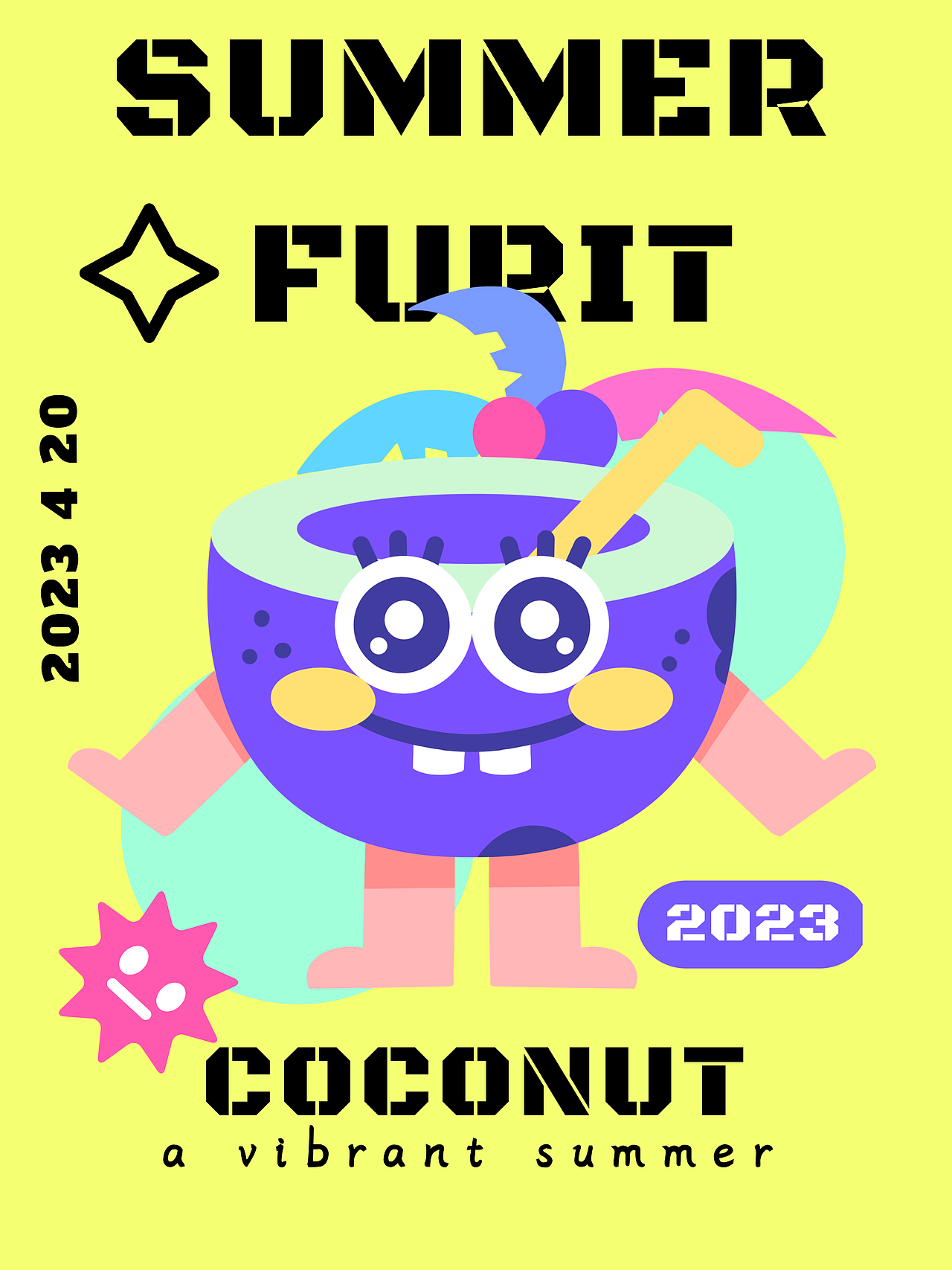 夏日小元素（图ZMzM4NDM3MjA0） - 图案 - 站酷设计师陌楠monan原创素材 - 站酷ZCOOL