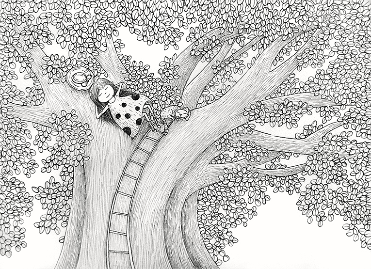 时光里的流年（图ZMjUyODcyODQ=） - 商业插画 - 站酷设计师大利大利原创素材 - 站酷ZCOOL