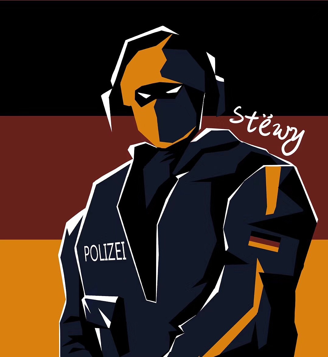 彩虹六号插画头像