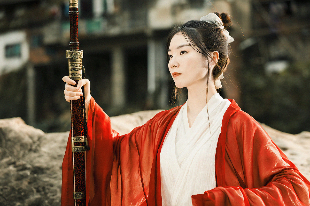 萧瑟秋风今又是，我换了人间（图ZMTM3OTQzNjMy） - 人像摄影 - 站酷设计师柚子咦原创素材 - 站酷ZCOOL