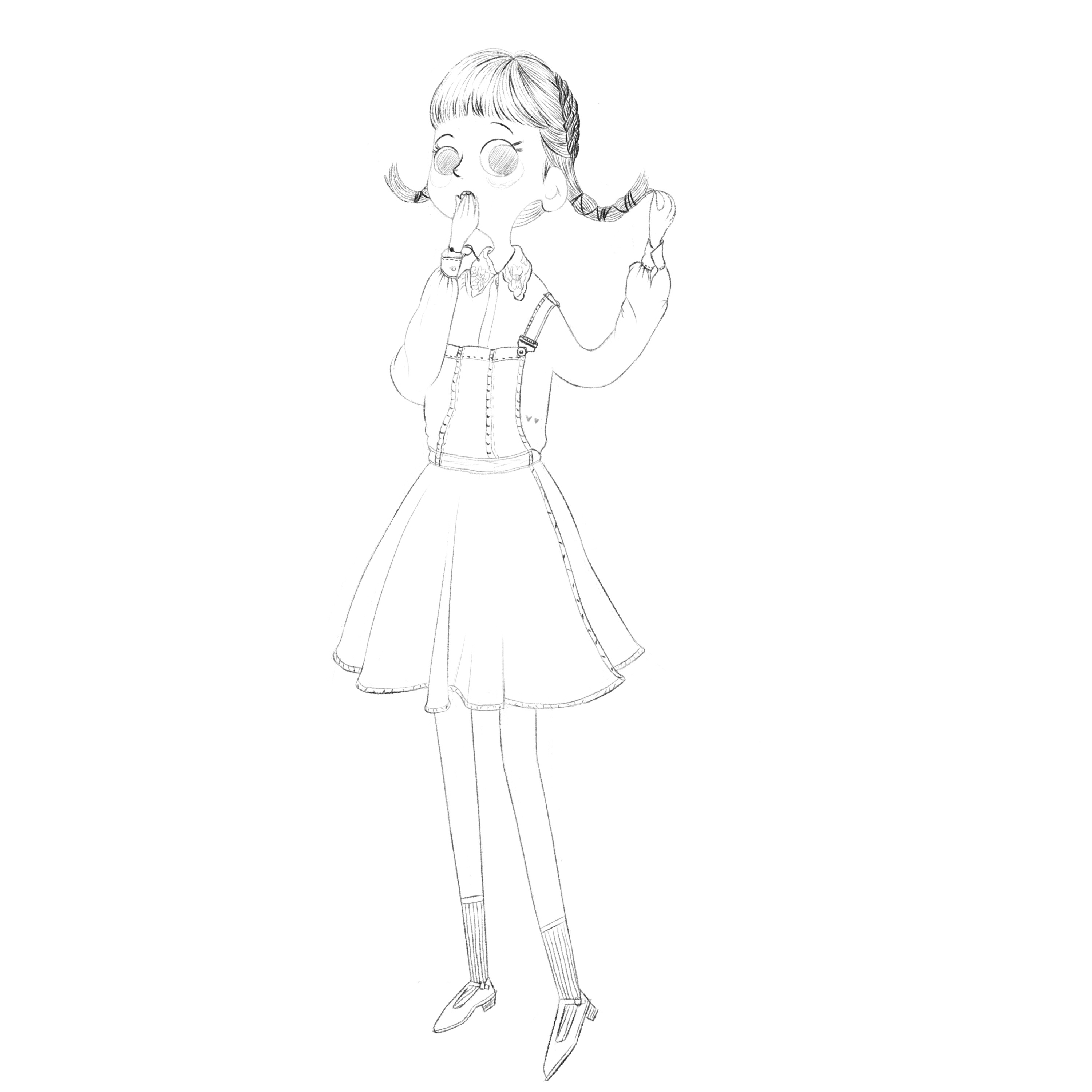 明星大侦探鬼少女|插画|插画习作|叔叔叔叔姝 - 原创作品 - 站酷