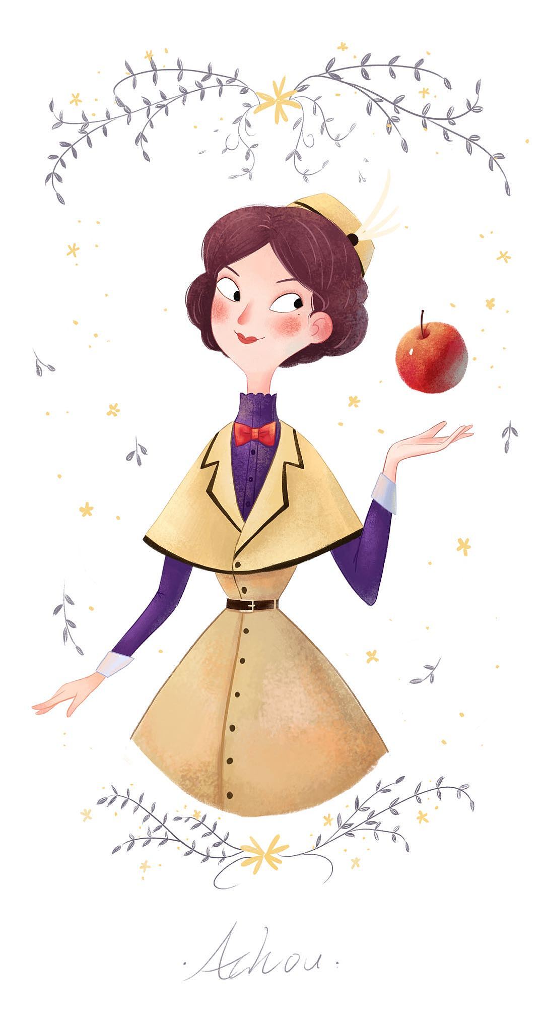 苹果（图ZMjI0MzYxMjY0） - 创作习作 - 站酷设计师HB海伦原创素材 - 站酷ZCOOL