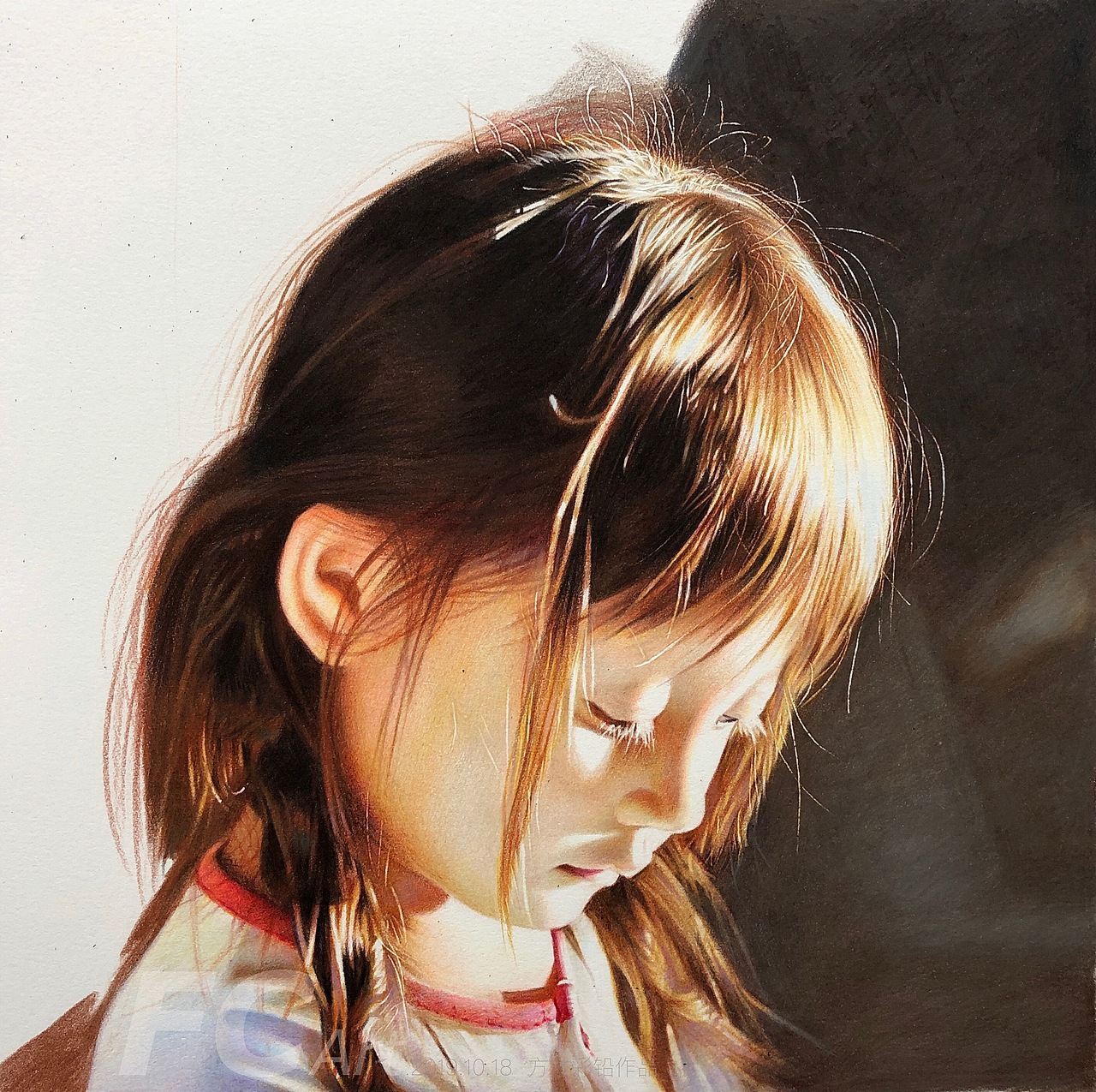 彩铅人物 -《光》