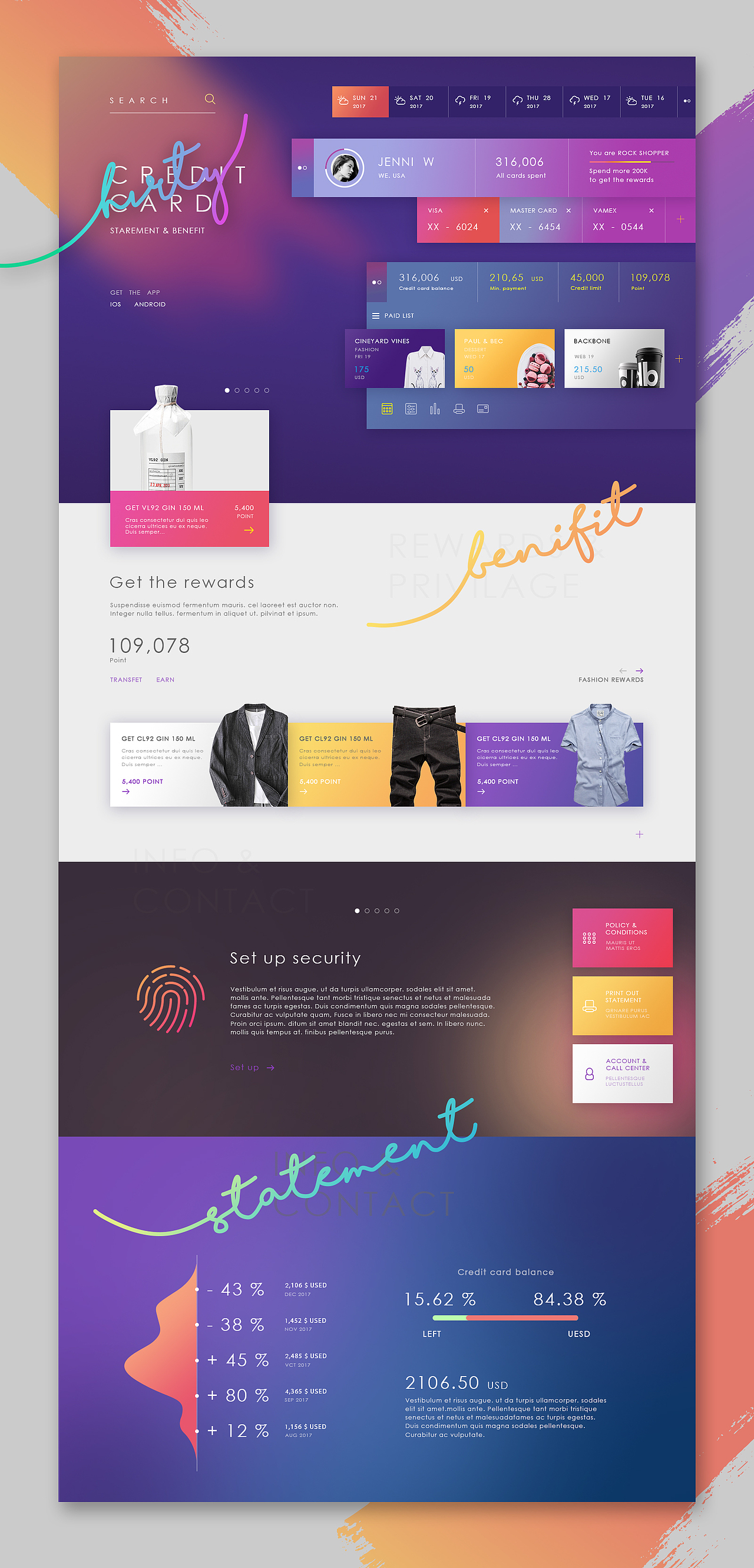 [ Website Practice ] 近期网页UI界面练习（附素材）