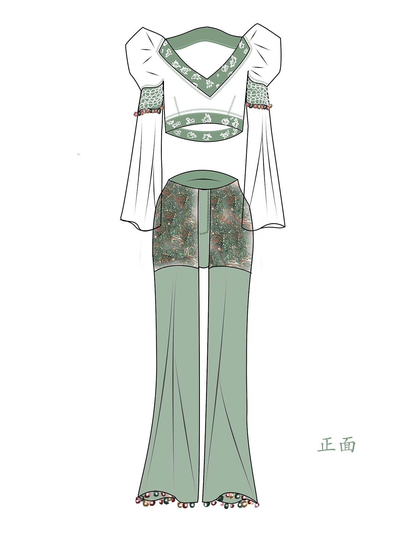 敦煌系列服饰设计（图ZMjA3MTk5MTI0） - 休闲/流行服饰 - 站酷设计师酸醋原创素材 - 站酷ZCOOL