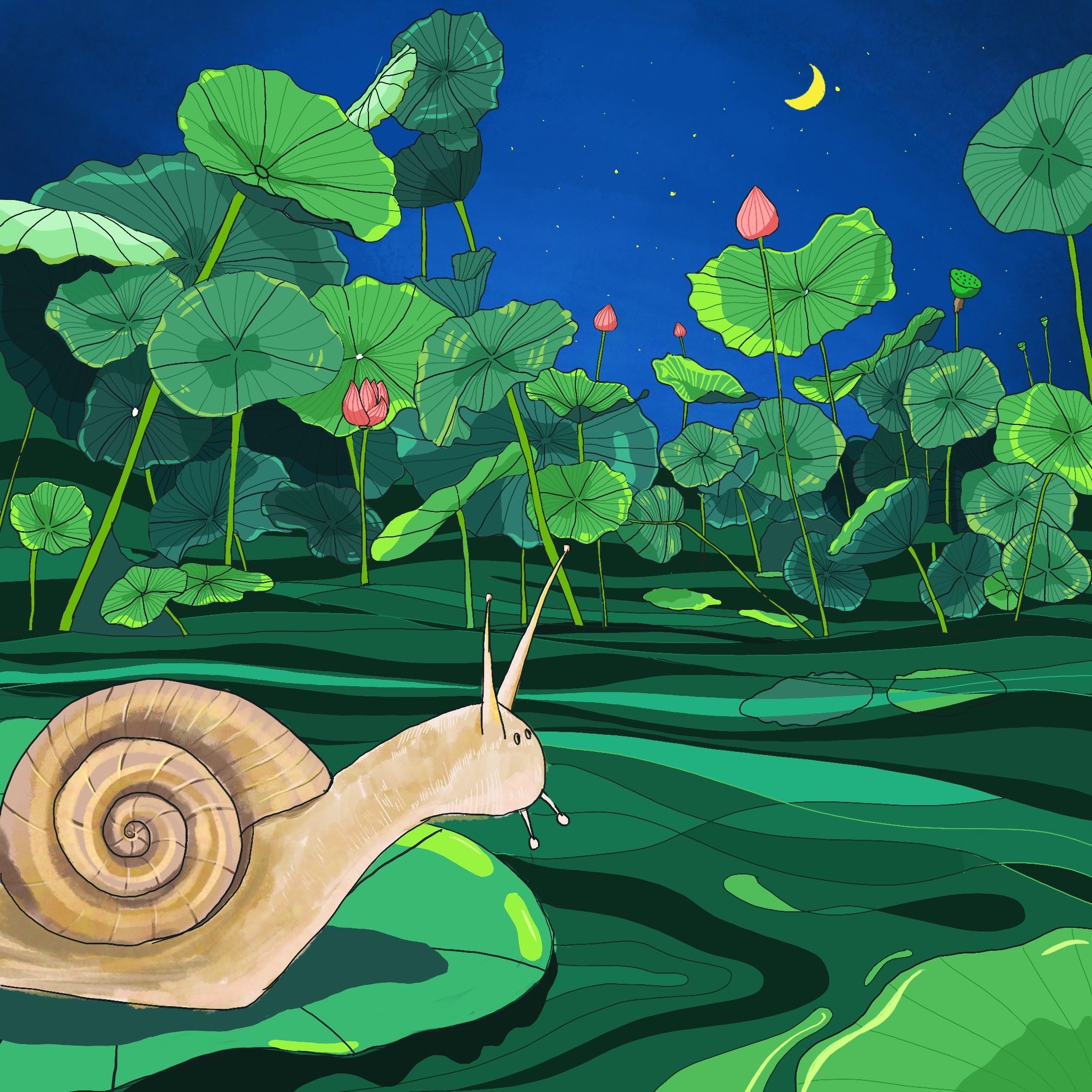 可爱的卡通蜗牛与心. — 图库矢量图像© Natasha_Chetkova #124875554