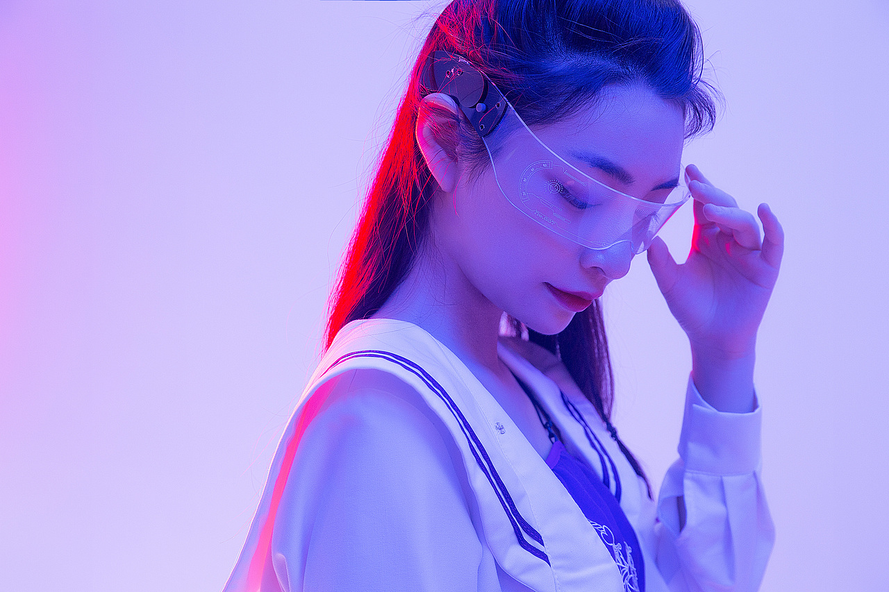 赛博朋克棚拍-黛色