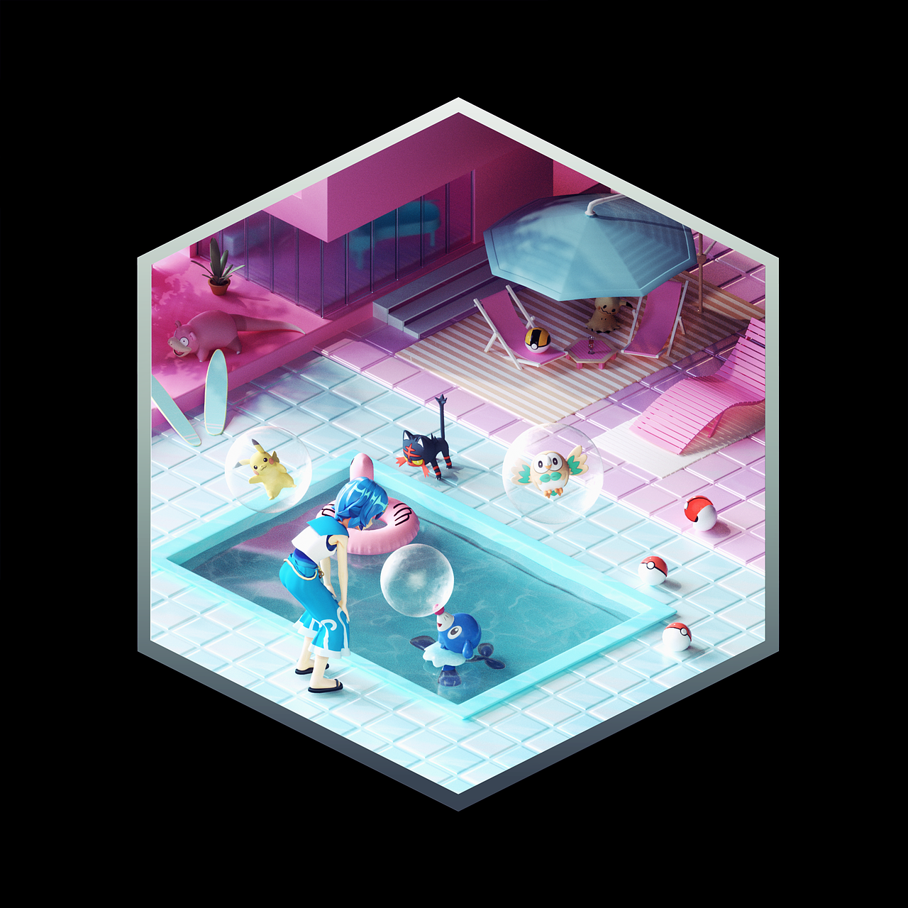 球球海狮的小基地（图ZMzIwNjc2MDA4） - 场景 - 站酷设计师LAT_陈原创素材 - 站酷ZCOOL