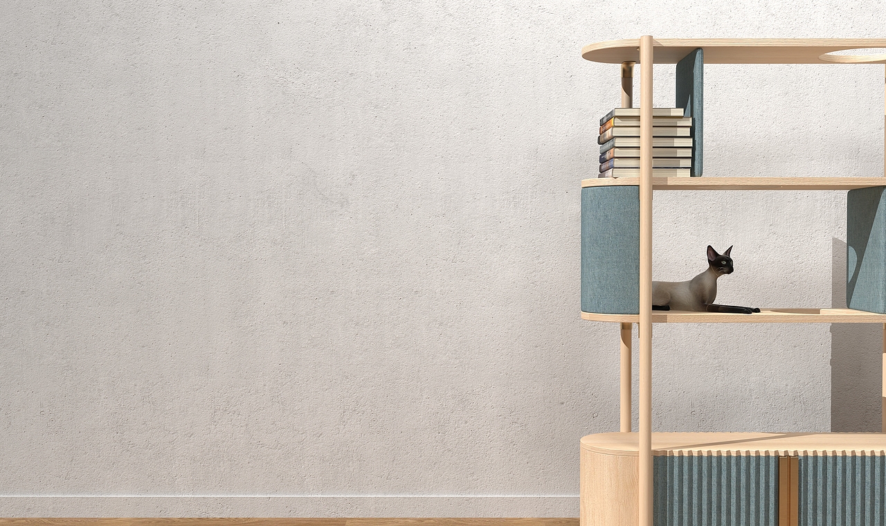 主子的書架（寵物家具）（圖ZMTYxMzE3ODMy） - 生活用品 - 站酷設(shè)計(jì)師屐齒蒼苔原創(chuàng)素材 - 站酷ZCOOL