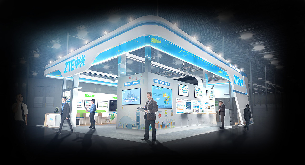 ZTE CIBDE 2017（图ZMTIyMzU0MDQ4） - 展陈设计 - 站酷设计师Klein_Koh原创素材 - 站酷ZCOOL