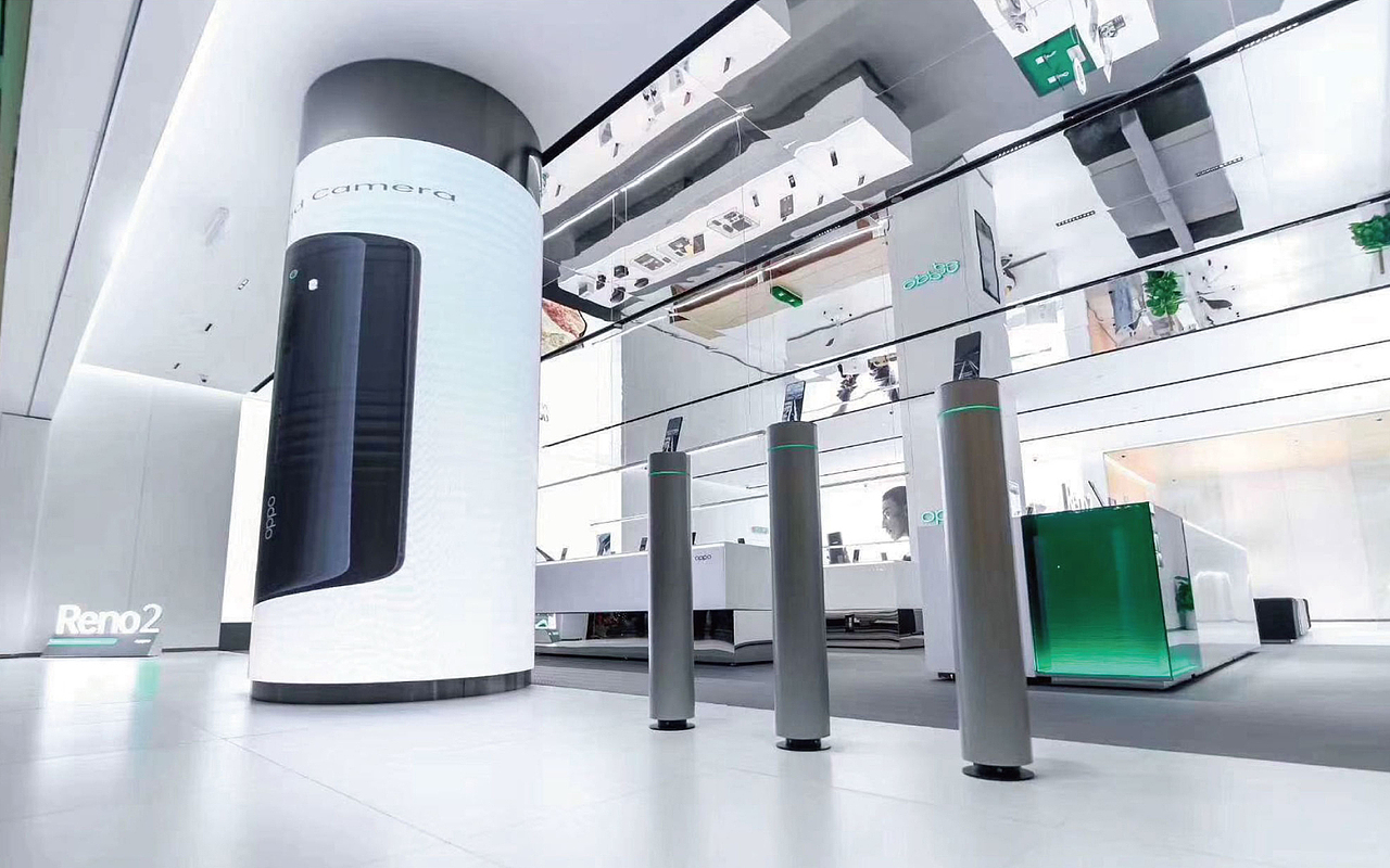 OPPO马来旗舰店设计（图ZMjU5MjU5NjUy） - 商业空间设计 - 站酷设计师深圳大匠几何创意原创素材 - 站酷ZCOOL