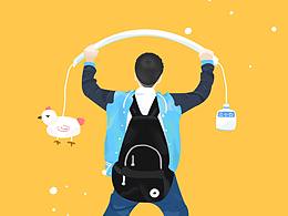 插畫-隨筆（為家人作的畫）