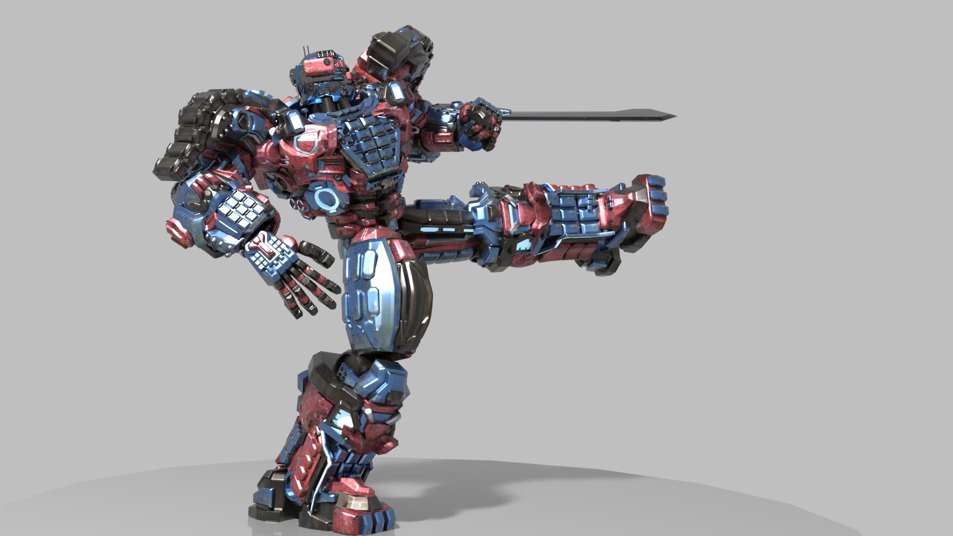 重型机甲2.0动作特写