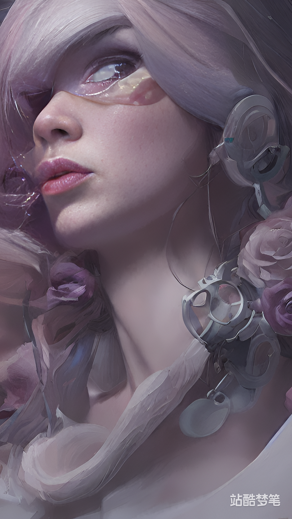 #站酷梦笔#玫瑰花 ,角色设计,电影打光