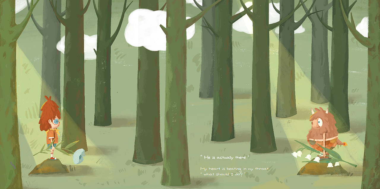 CIB绘本获奖作品-《哇,望远镜里有个大怪物》