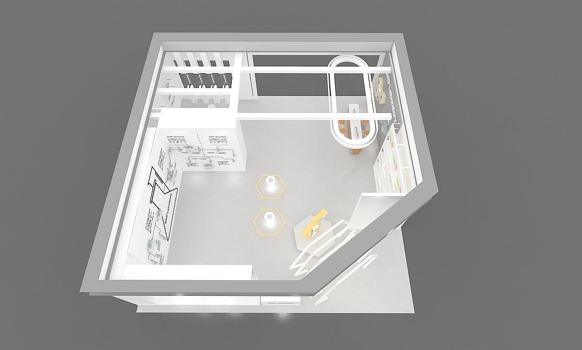 CNP美容护肤品展示设计