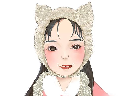 带帽子的女孩