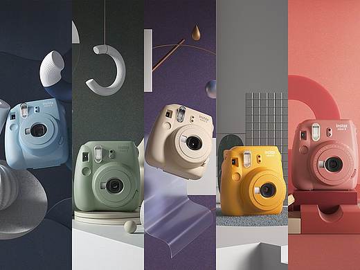 拍立得产品建模渲染