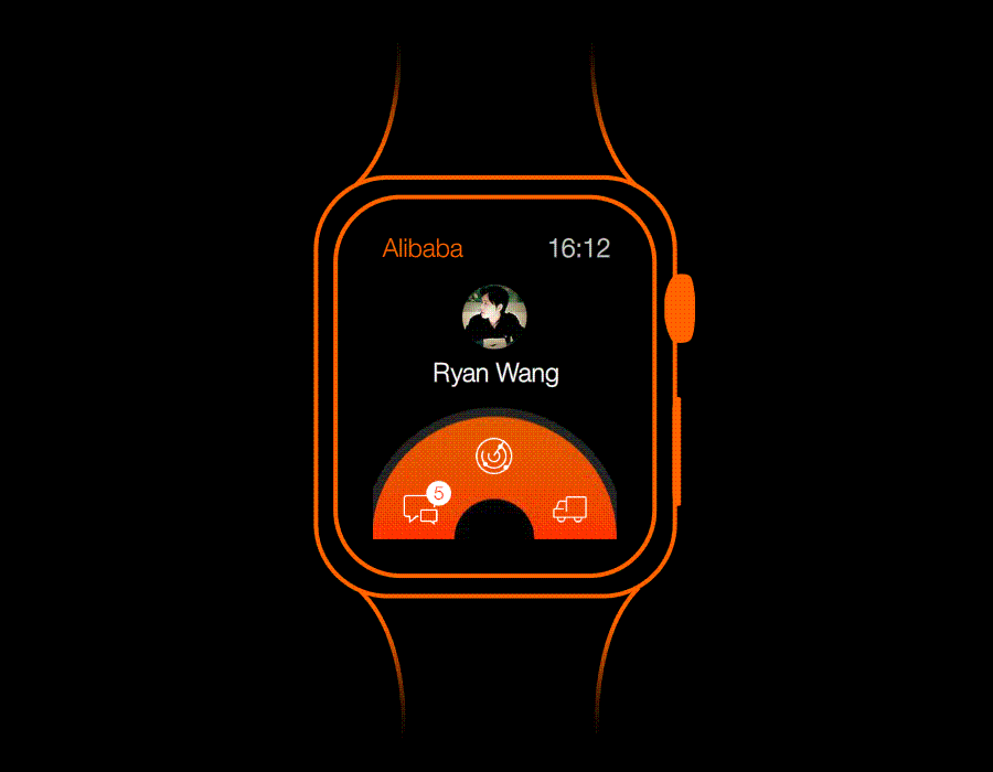 Alibaba Apple Watch APP 交互动效（图ZMzgxOTgyNjQ=） - APP界面 - 站酷设计师王羽枫原创素材 - 站酷ZCOOL