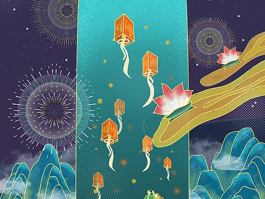 杰士邦节日插画