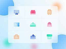 航空类App 玻璃质感图标