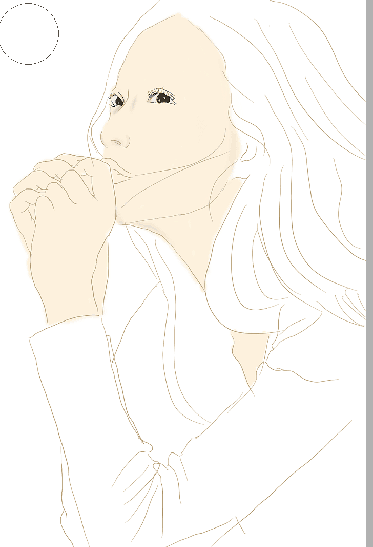 第一次用板子画,还没画完,有后续