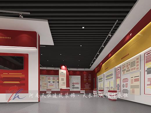 郑州展厅设计-党建红色文化展馆装修设计