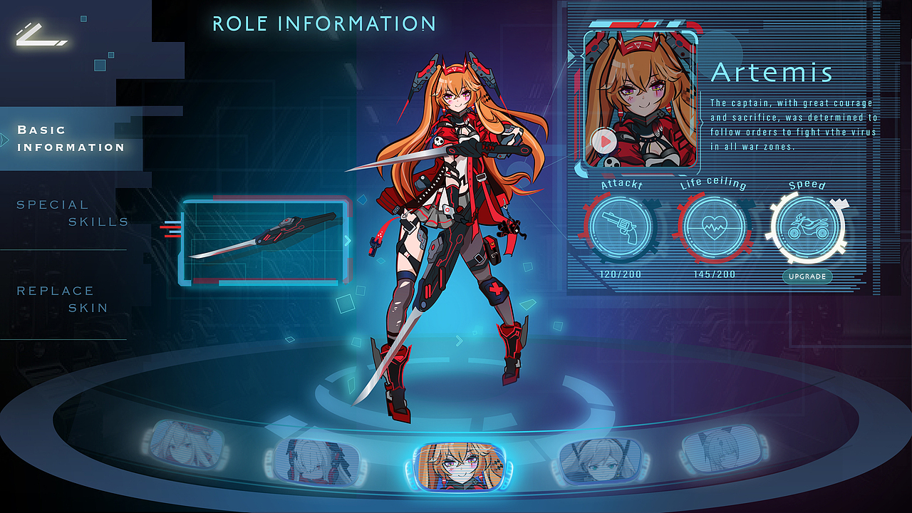 cyberpunk角色/游戏插画设计