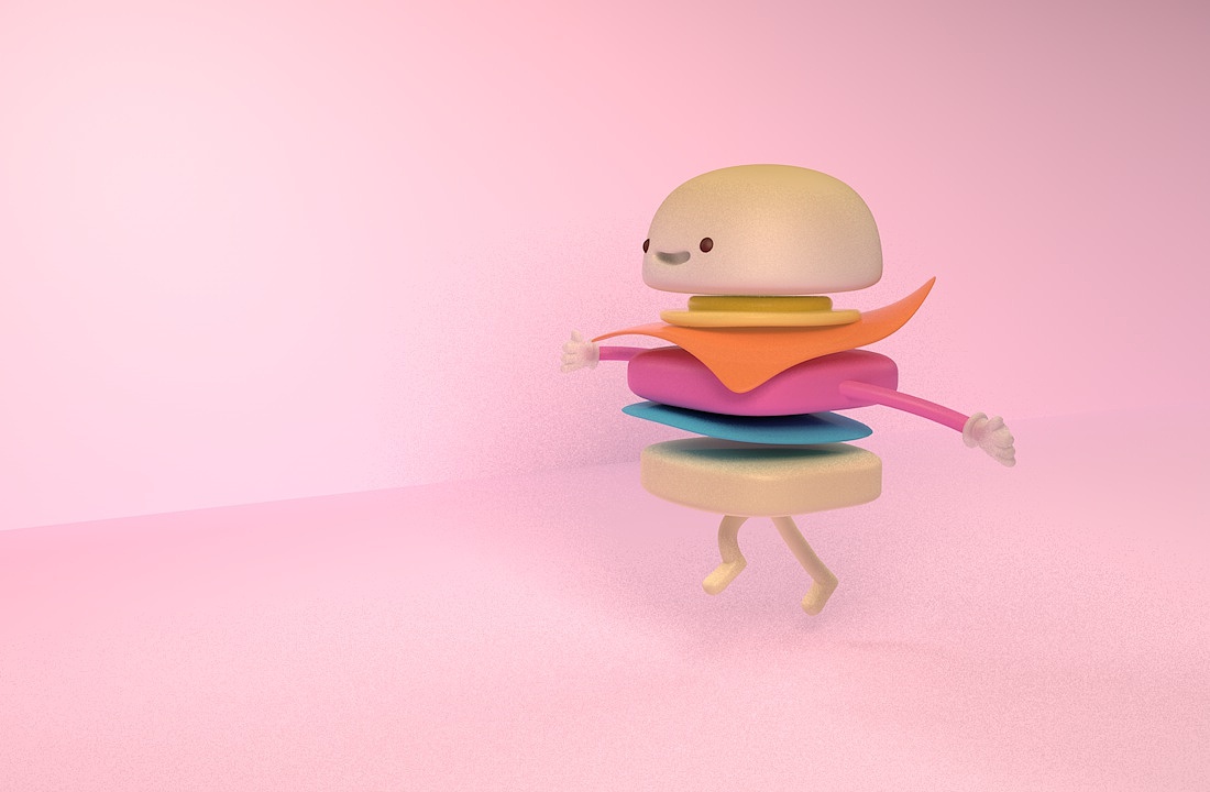 C4D跑步的汉堡（图ZMTg4ODM2MzE2） - 动画/影视 - 站酷设计师吖吖有点黑原创素材 - 站酷ZCOOL