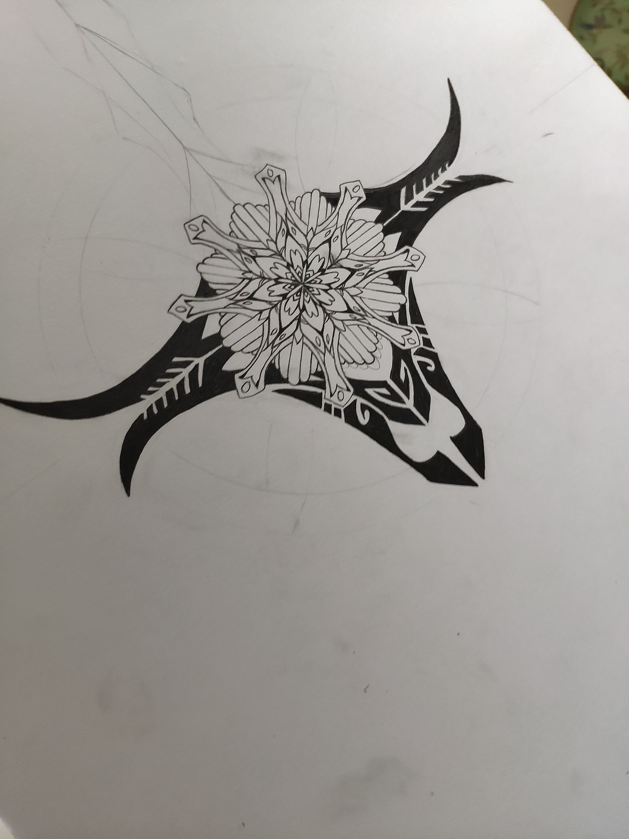 花纹纹身（图ZMTQzMjgyNzA0） - 新锐潮流插画 - 站酷设计师吞舟黑鱼原创素材 - 站酷ZCOOL