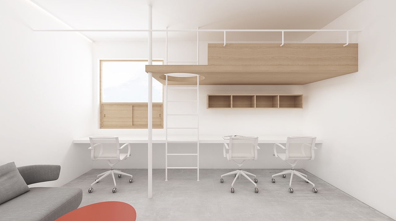 25㎡工作室的构想｜MOU建筑工社（图ZMTY1OTExNjQ0） - 家装设计 - 站酷设计师吴状原创素材 - 站酷ZCOOL