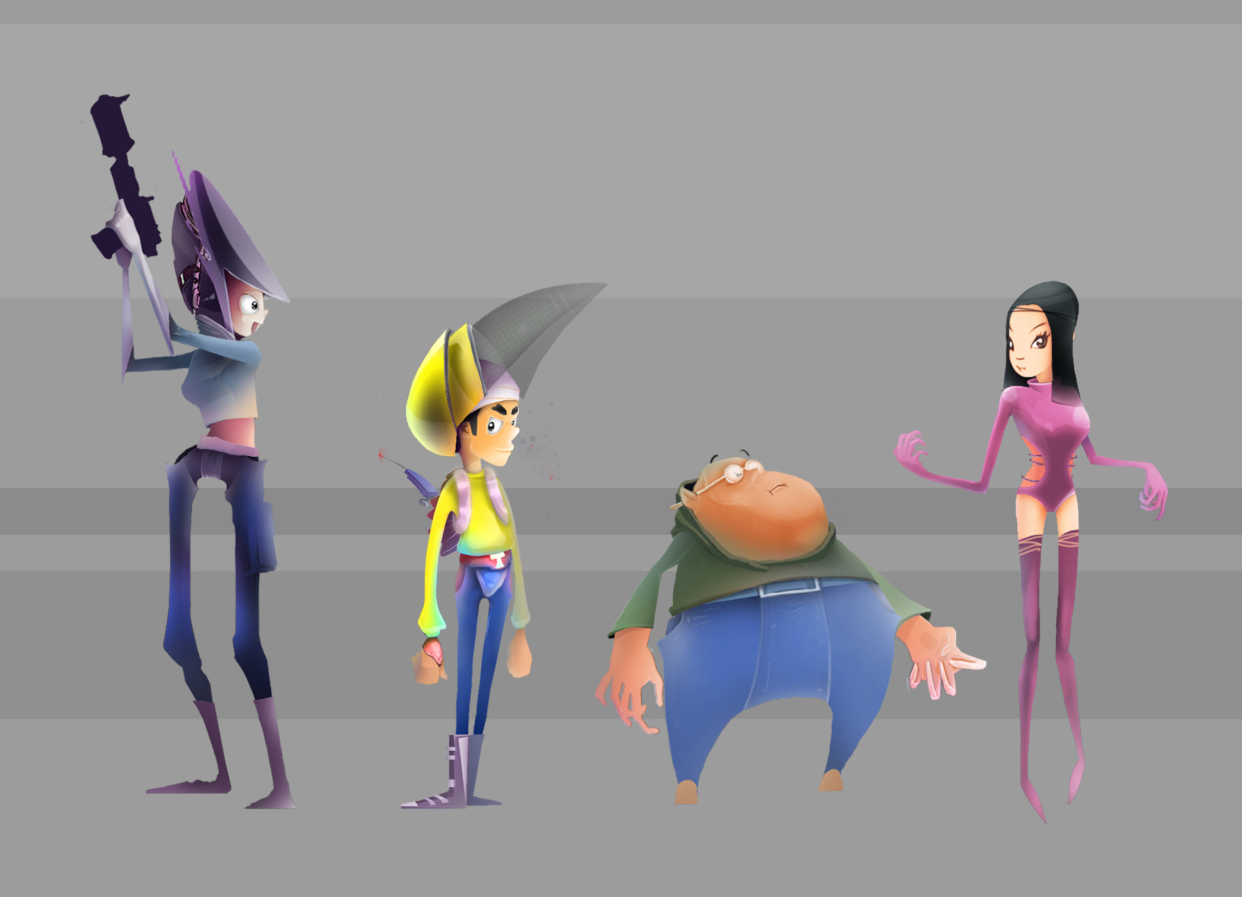 一组人物角色设定