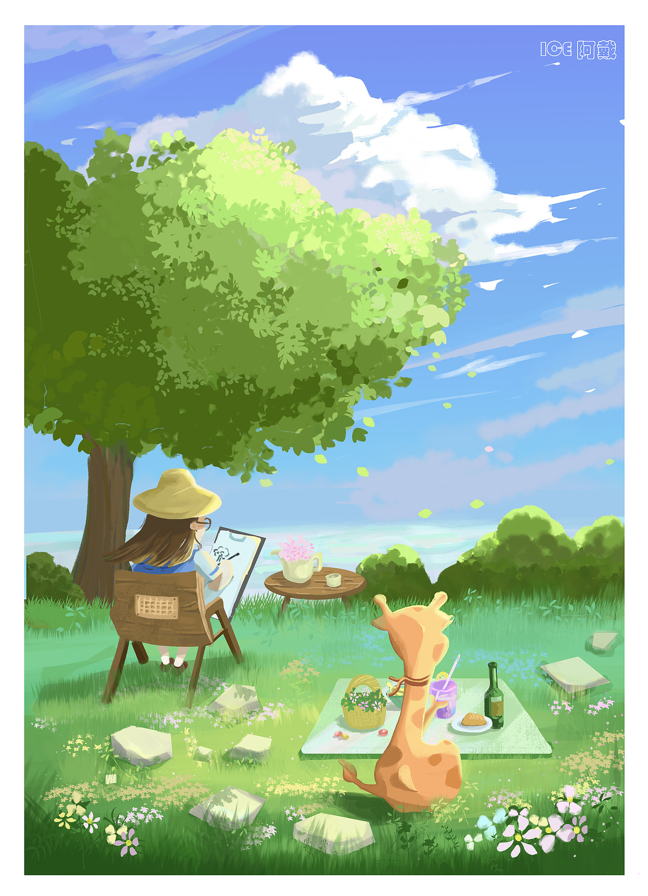 治愈系列之沿途（图ZMjk4MTM3OTc2） - 创作习作 - 站酷设计师ICE阿戴原创素材 - 站酷ZCOOL