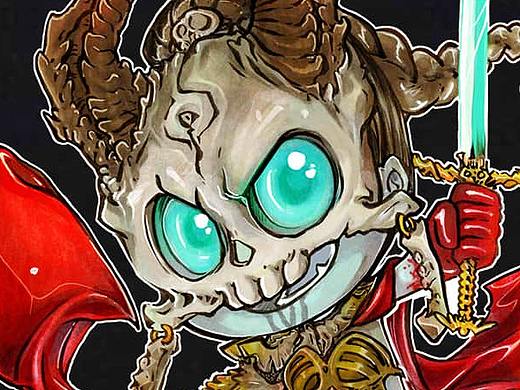 Court of the Dead Q版插画 by西风（JiePeng）