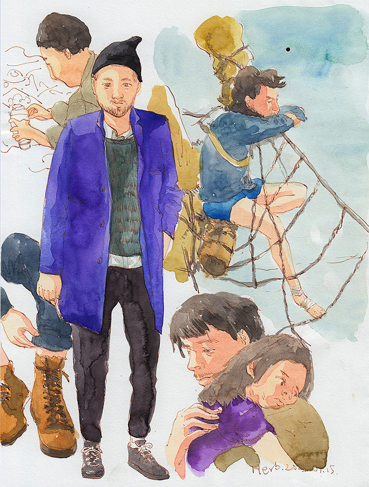 2015.01.水彩习作2（图ZMjQ3NDMxNDA=） - 创作习作 - 站酷设计师Herb_hl原创素材 - 站酷ZCOOL