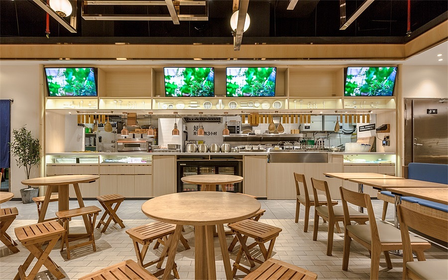 餐饮设计,牛楠楠岭南小吃店设计