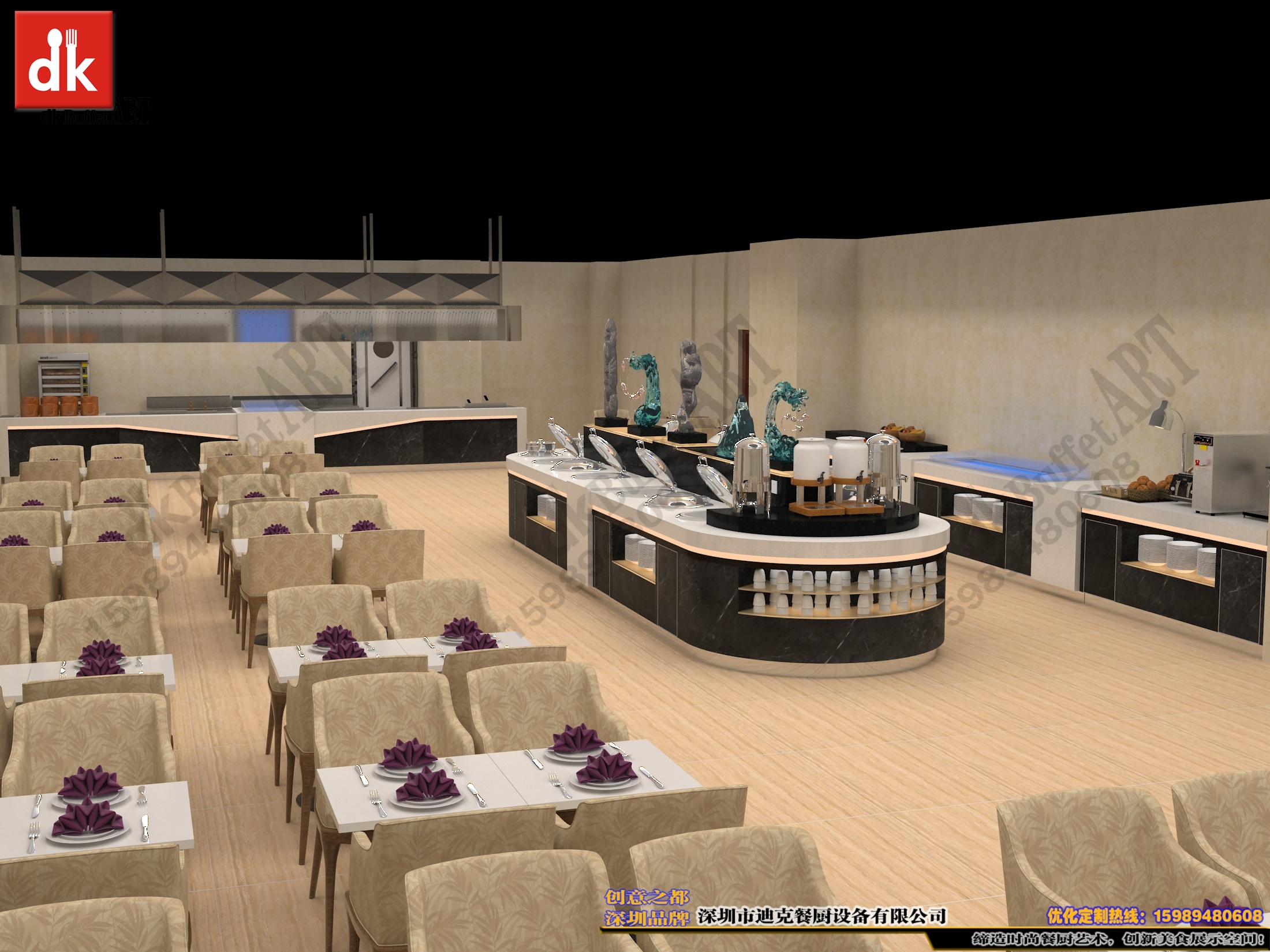 大理石酒店餐饮家具自助餐取餐台制作移动布菲台图片|平面|品牌|迪克自助餐台定制 - 原创作品 - 站酷 (ZCOOL)