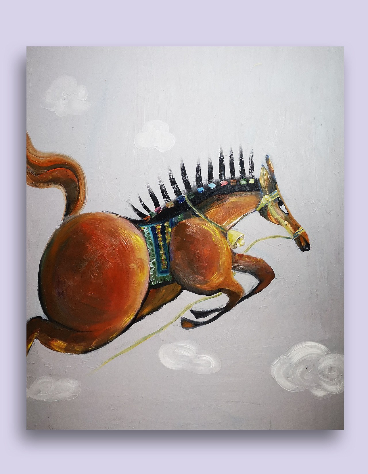 十二生肖神马都是浮云系列之枣红马