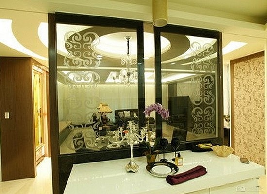 现代中式餐饮风格装饰/成都餐厅厨房开放式装修