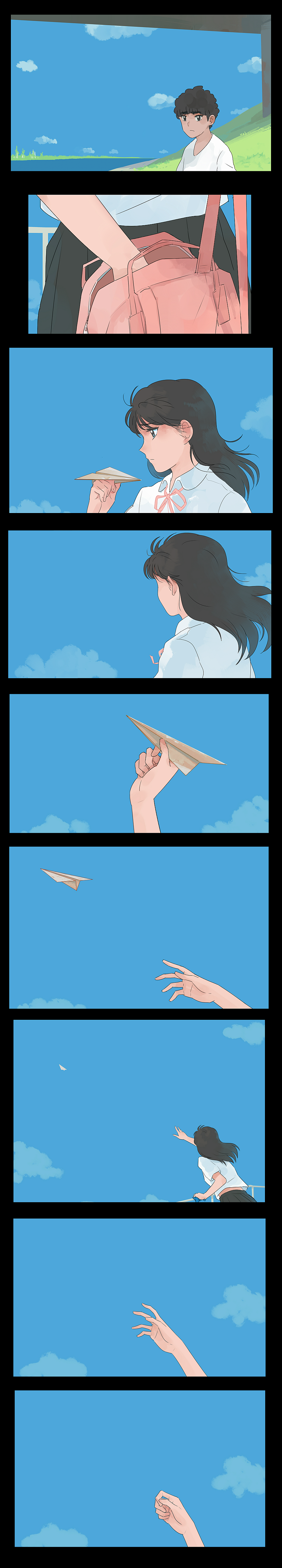 《青空·彼岸》 漫画1～4话完整版（图ZNzMyMDQ3NzY=） - 创作习作 - 站酷设计师邦乔彦原创素材 - 站酷ZCOOL