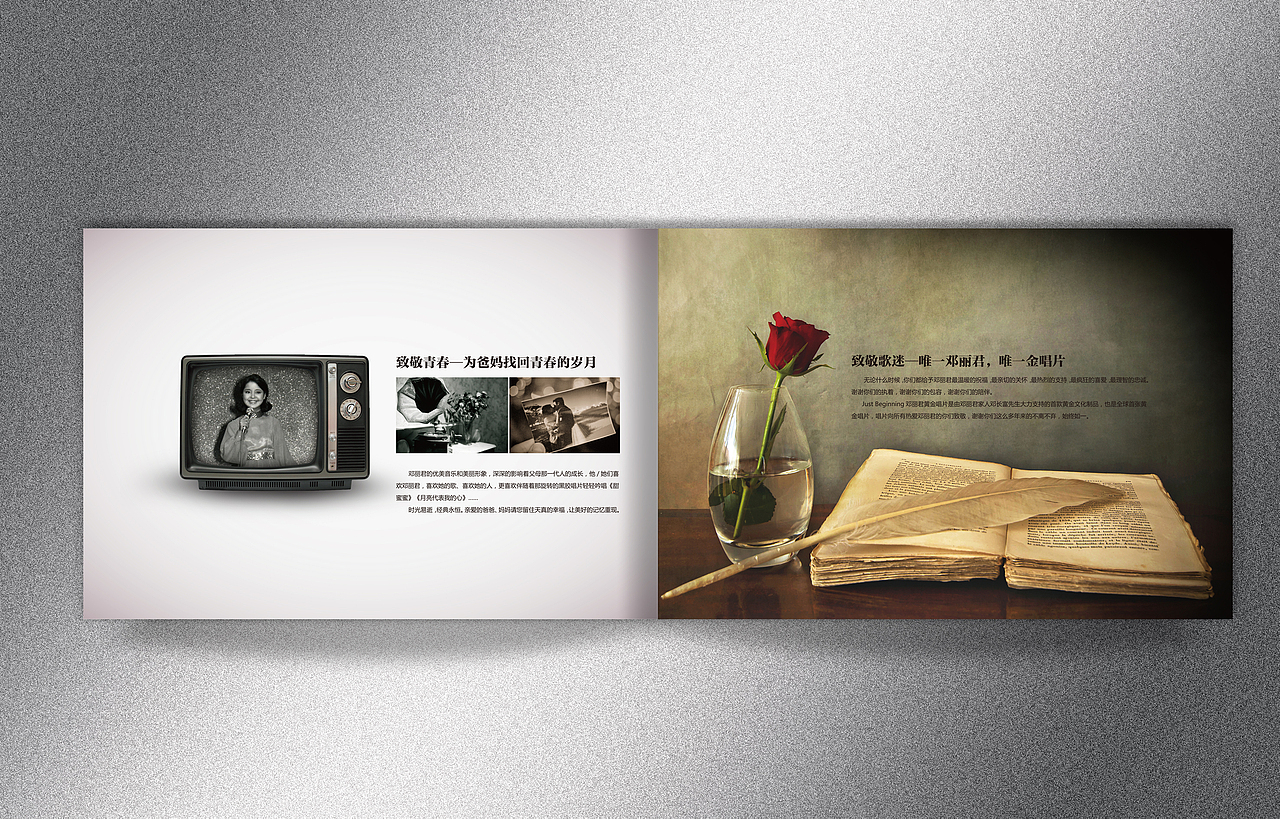 邓丽君金唱片招商画册